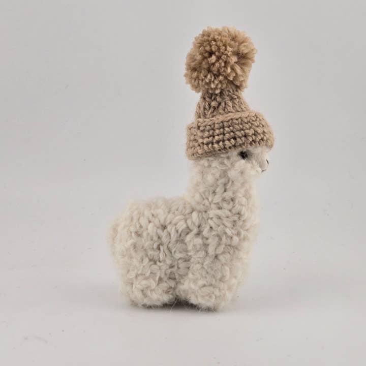 Choice Alpaca Products - Wholesale Ornament - Pom-Pom Hat for Alpacadorable Ornament4