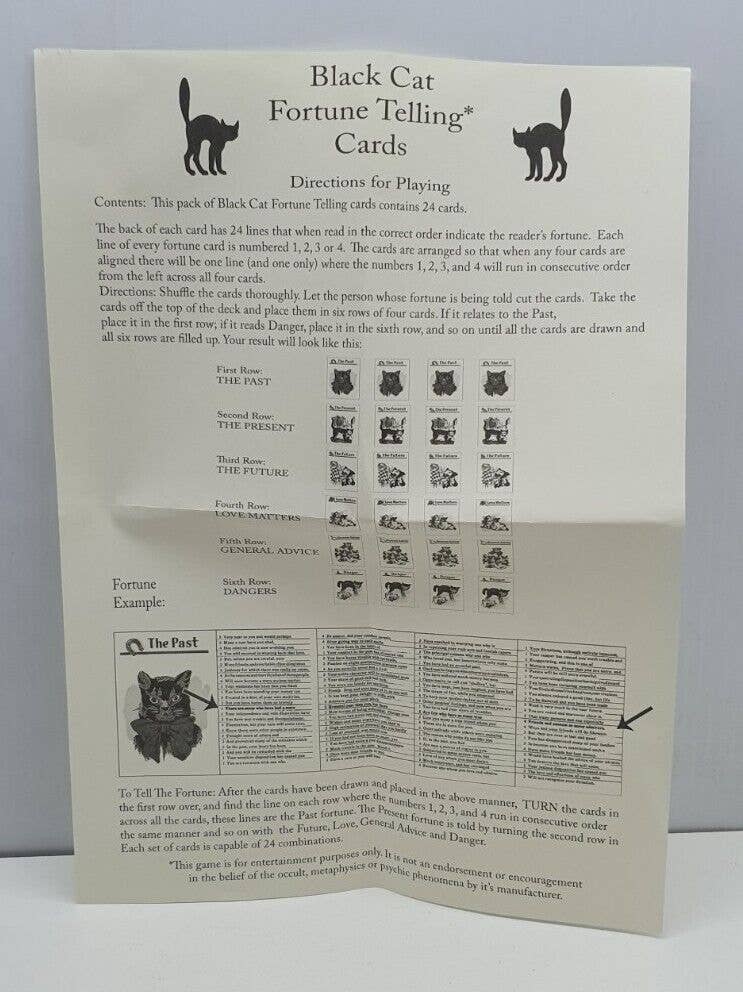 Perisphere & Trylon - Wholesale Tarot Cards - Black Cat Fortune Telling Game1