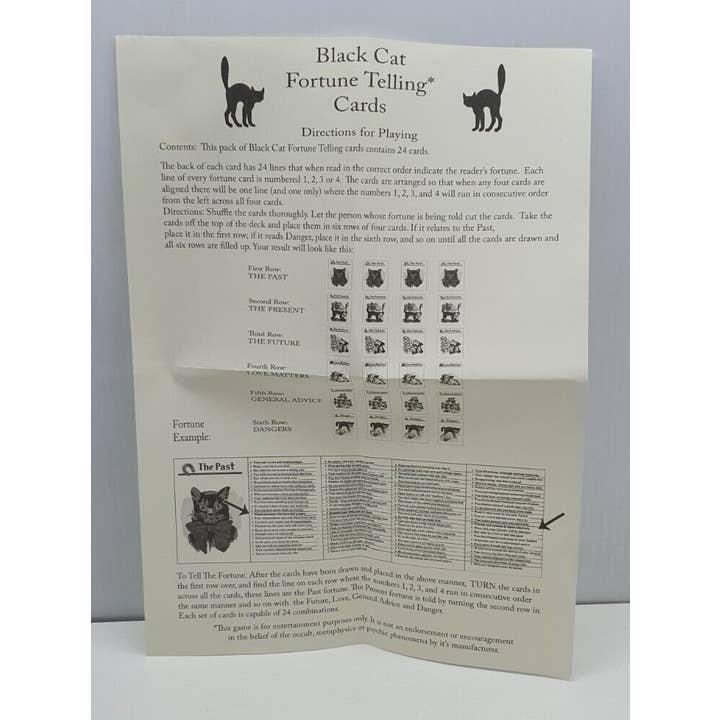 Perisphere & Trylon - Wholesale Tarot Cards - Black Cat Fortune Telling Game1