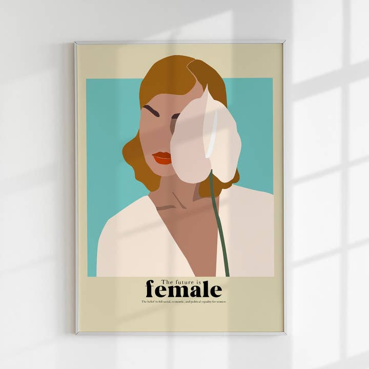 El futuro es femenino n.º 4 Póster de arte para venta al por mayor de Patroa Studio