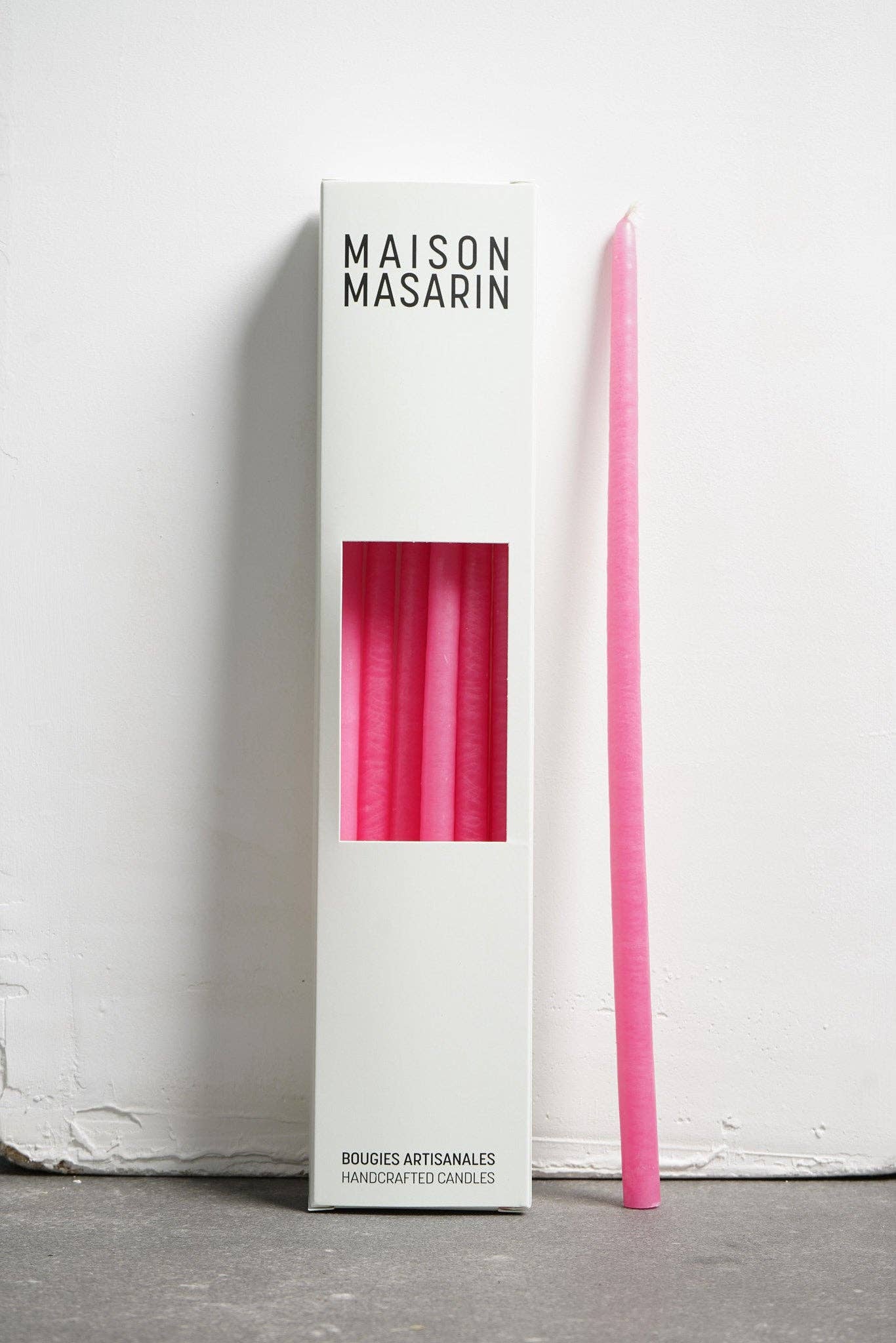 Maison Masarin – Vela/castiçal cónico por atacado – Velas artesanais francesas de florista - pacote com 1018
