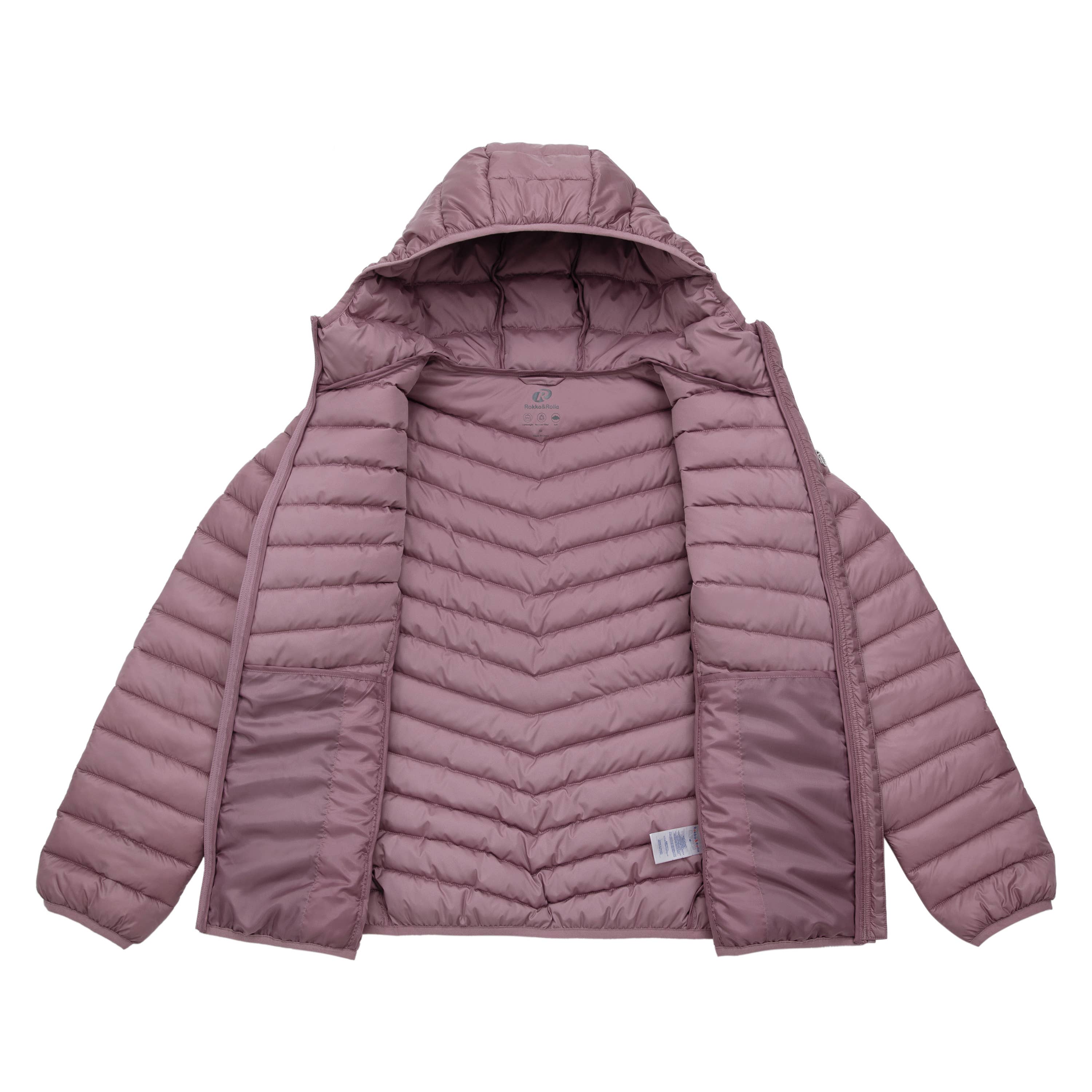 Rokka & Rolla - Wholesale Puffer Jacket - Women's - Women's Light Packable Puffer Jacket6
