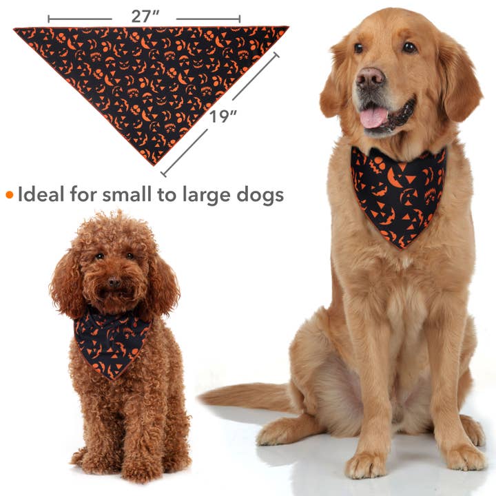 Odi Online - Wholesale Pet Bandana - Dog - Halloween Dog Bandanas and Banner Set4