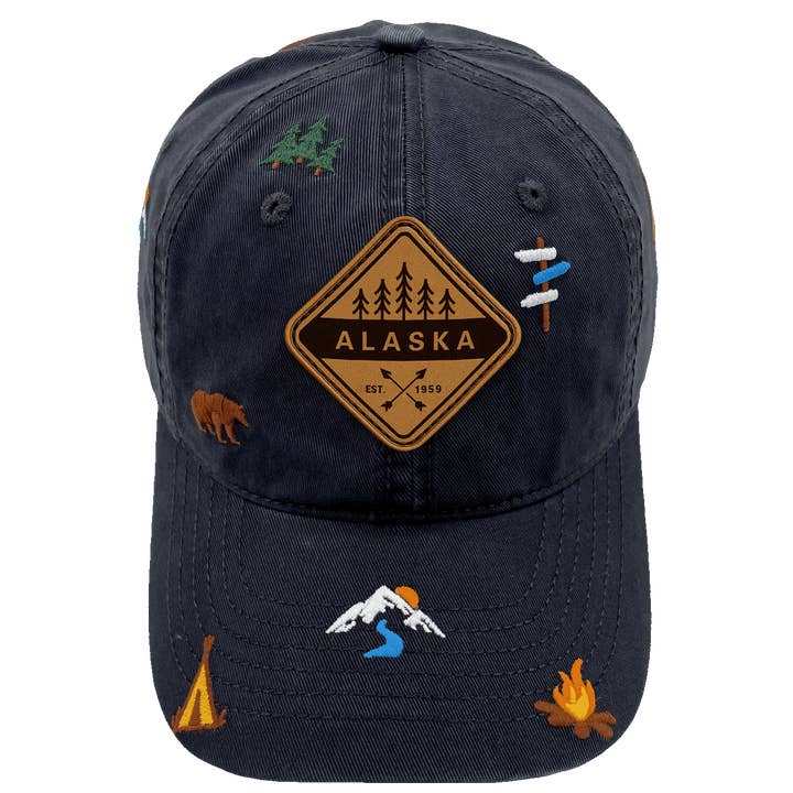 Northern Icons Creations INC - Wholesale Baseball Cap - Unisex - Alaska Nature Hiking Baseball Cap for Campers and Wilderness Lovers3