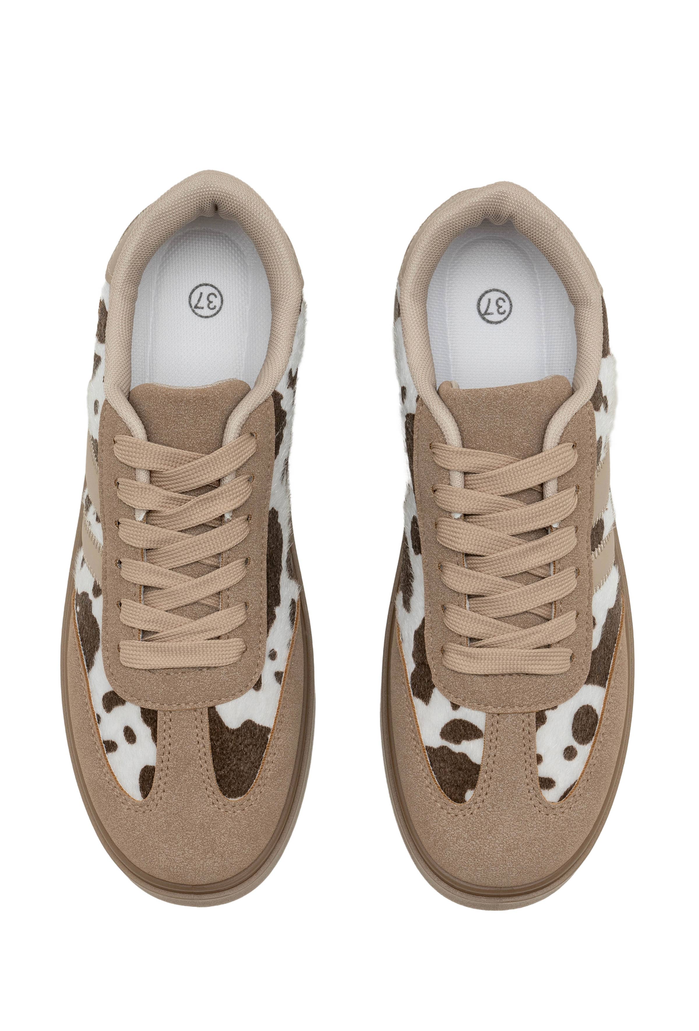 C'M PARIS - Wholesale Lifestyle Sneakers - Women's - Low Retro Sneakers with Double Straps 12122