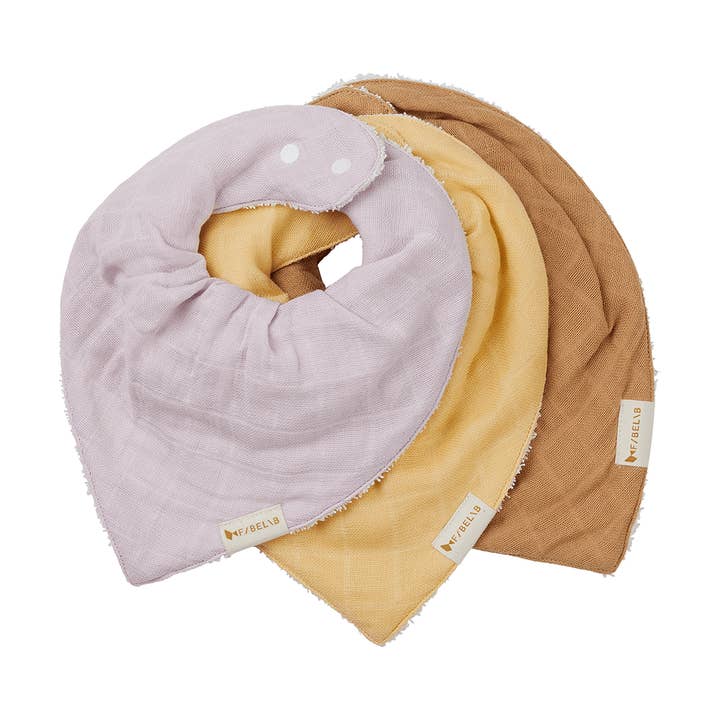 Fabelab - Bandana Bib - Star Dust - 3 pack for wholesale by Axis Toys & Gifts