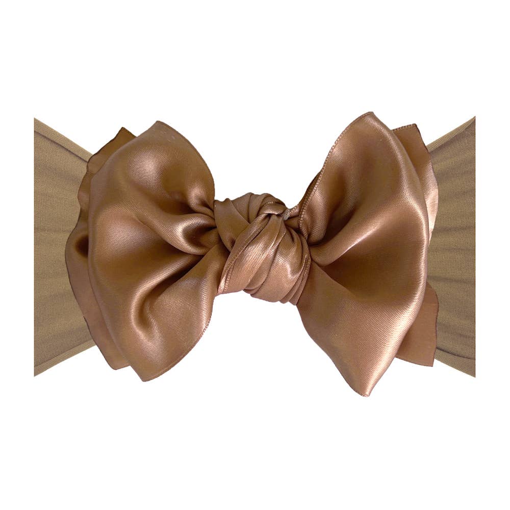 Baby Bling Bows - Vente Nœud pour cheveux – bébé - Bandeau Baby Bling® Satin FAB® en nylon doux avec nœud en satin9