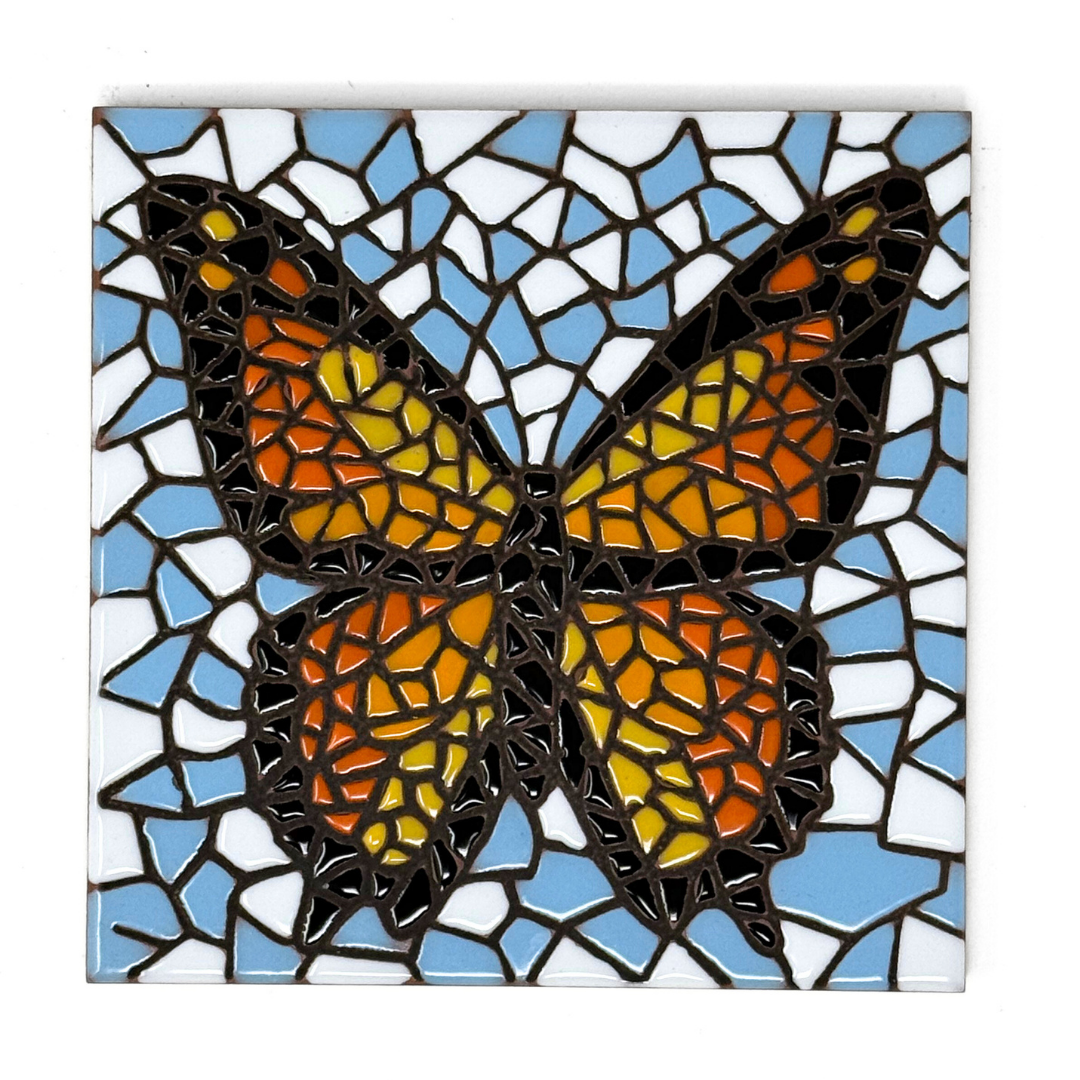 Earthtones Tile - Wholesale Wall Tile - Mosaic Butterfly Tile (4333)0