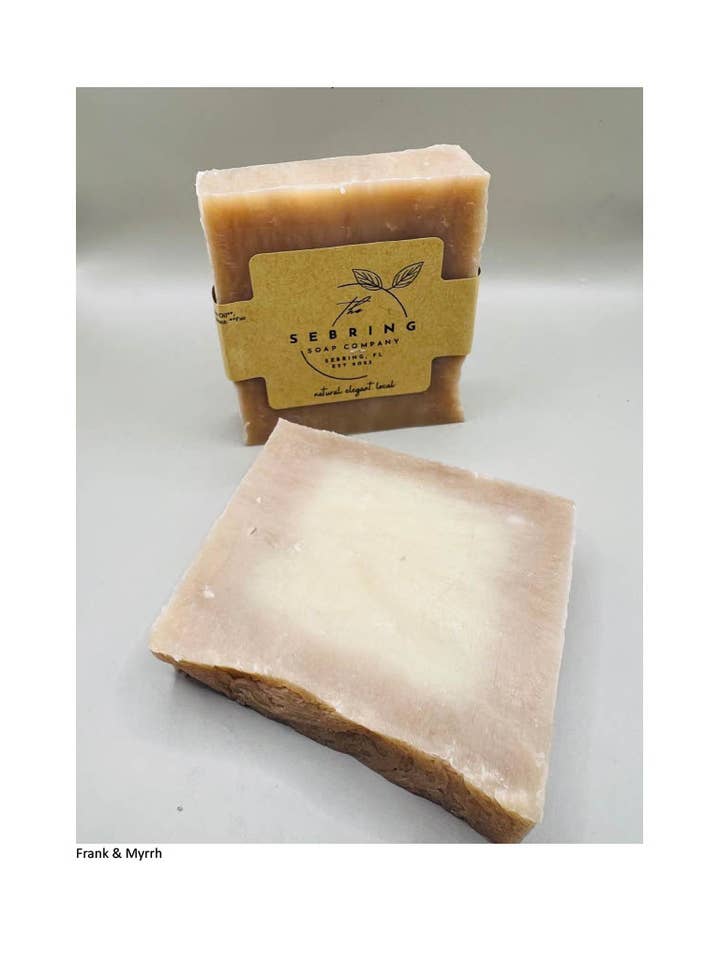 Frank And Myrrh Soap for wholesale by The Sebring Soap Company
