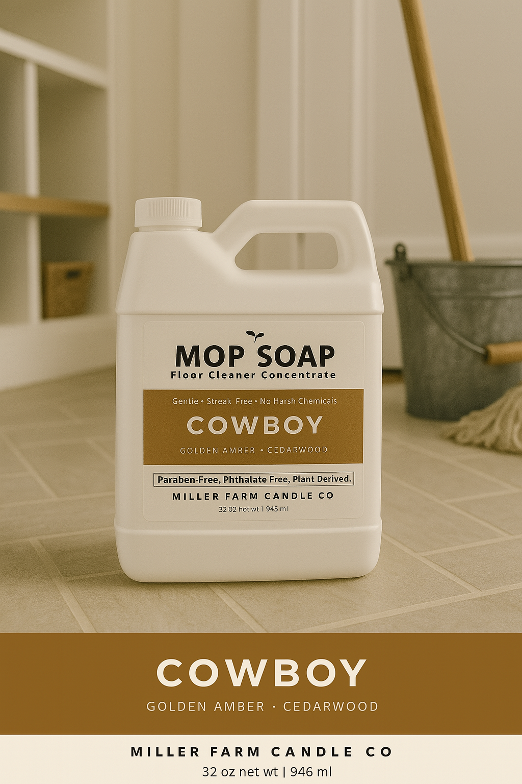 Miller Farm Candle Co - Wholesale Floor Cleaner - Mop Soap Concentrated Floor Cleaner – 32 oz, Multiple Scents5