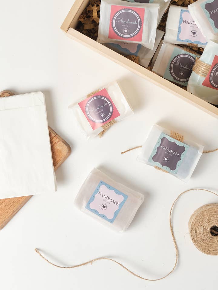 Soap Packaging Kit (100-PK) for wholesale by Eco Harvest Supply Co