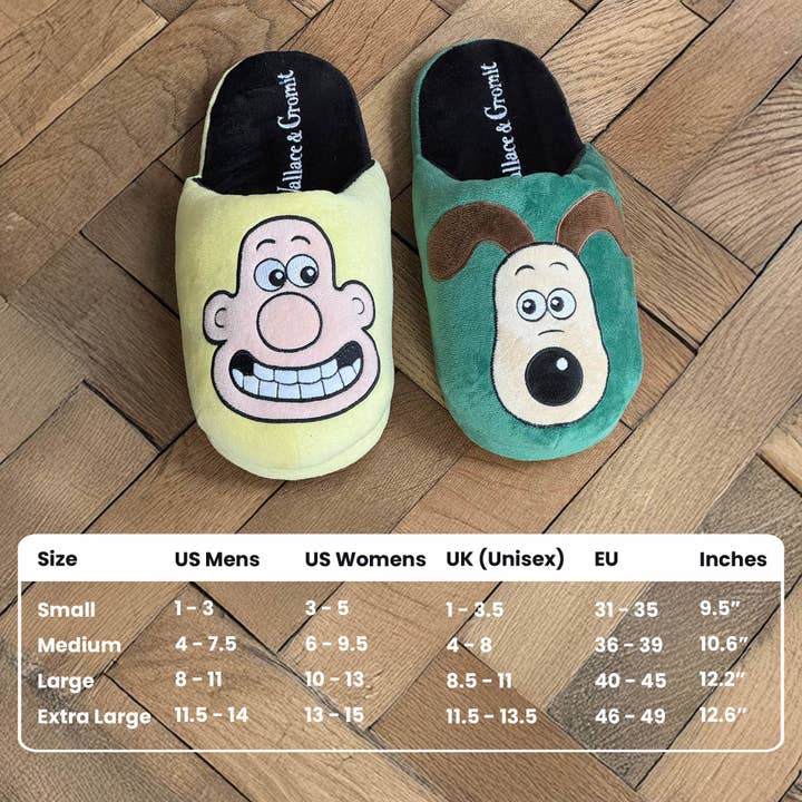 Coddies - Wholesale Slippers - Unisex - Coddies® Wallace & Gromit Slippers5