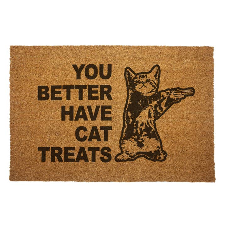 Je kunt maar beter een Cat Treats deurmat hebben voor wholesale door Shady Front