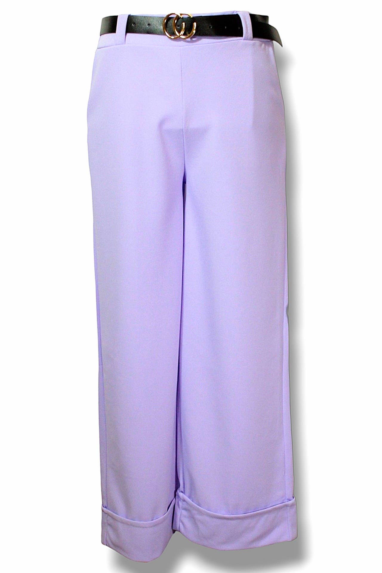 NINEF - Wholesale Pants - Women's - Urban Elegance Trousers with Belt - Vibrant Pink11