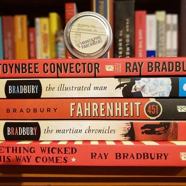 North Ave Candles - Wholesale Travel Candles - Mini Tins / book candles / sub box / bookstore sidelines5