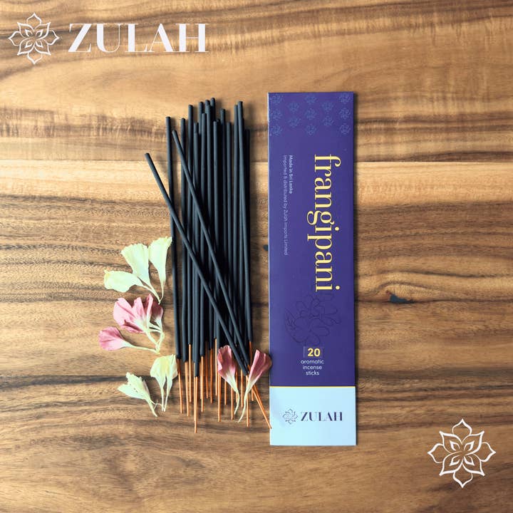 Frangipani (Yellow) Incense, 20 sticks per pack for wholesale by Zulah Canada