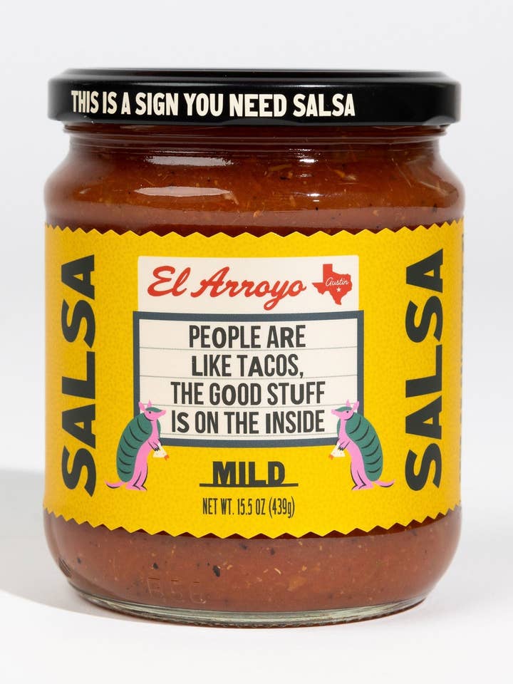 16 oz milde Salsa - Menschen sind Tacos für den Großhandel von El Arroyo