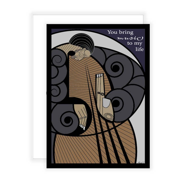 AundiS Art/Design - Wholesale Love Card - You Bring Music