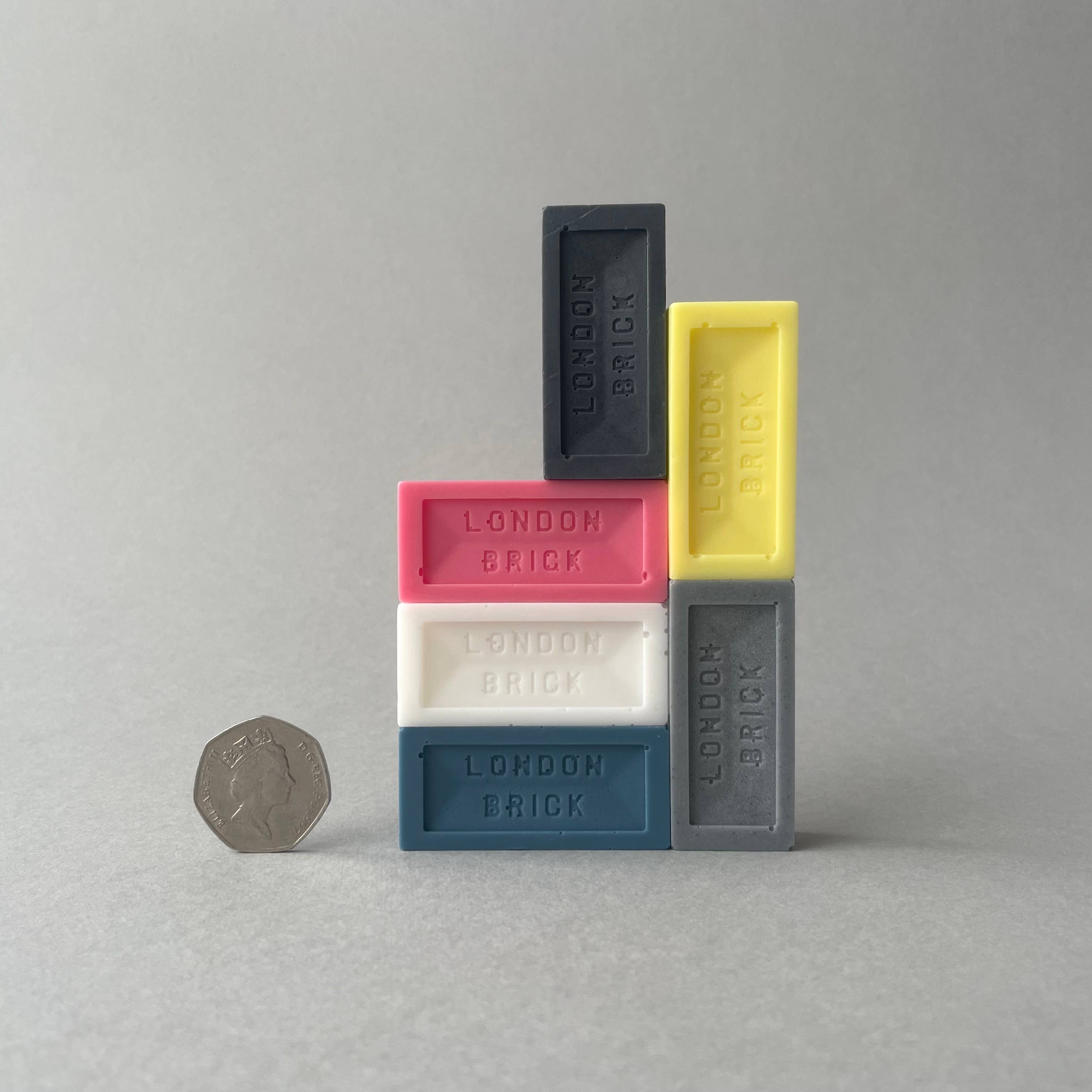 Brick Sixty – wholesale Bar Soap – London brick soap - Mini Hot Rose1