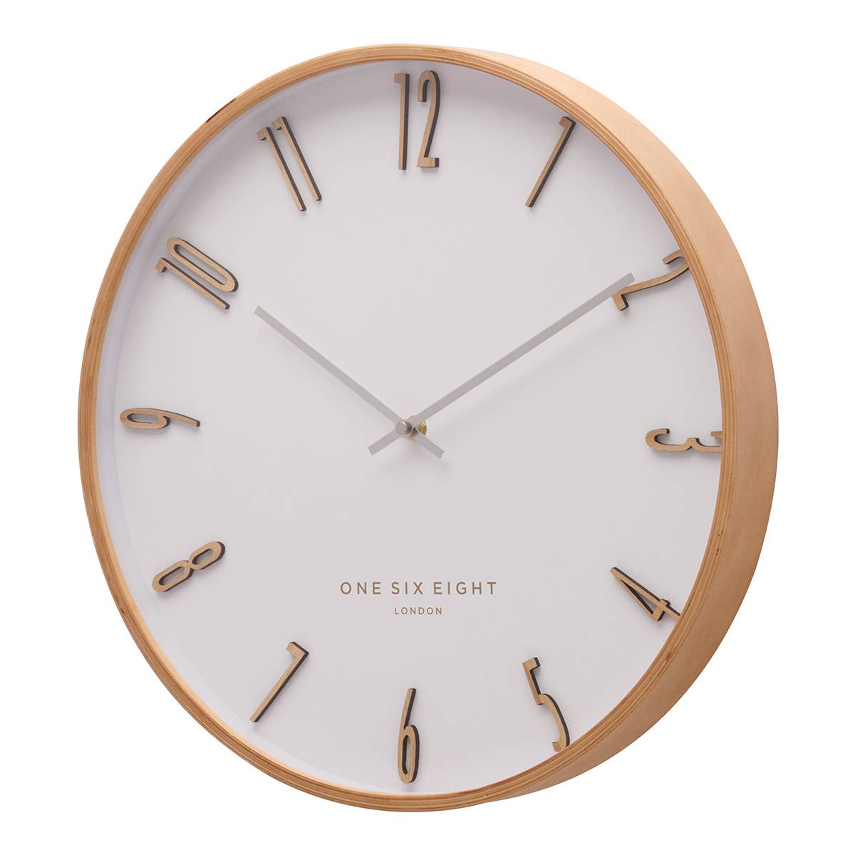 One Six Eight London by PS Home and Living – Relógio de parede por atacado – Relógio de parede silencioso Mason 41cm3