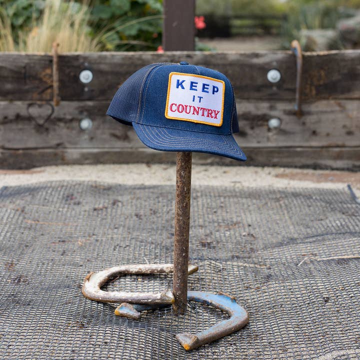 Friday Feelin' - Wholesale Trucker Hat - Women's - Keep It Country Trucker Hat in Denim2