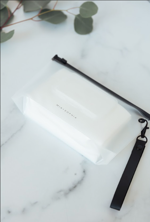 Mia + Sophia – wholesale Wet bag – Child & baby – Travel Wipes Case(2 Pack)5