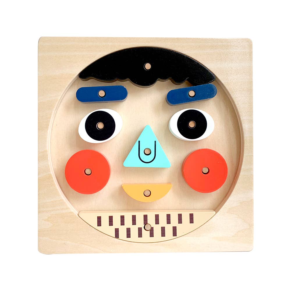 Leo & Friends - Wholesale Puzzle - Kids - Leo & Friends Funny Faces Educational Wooden Puzzle12
