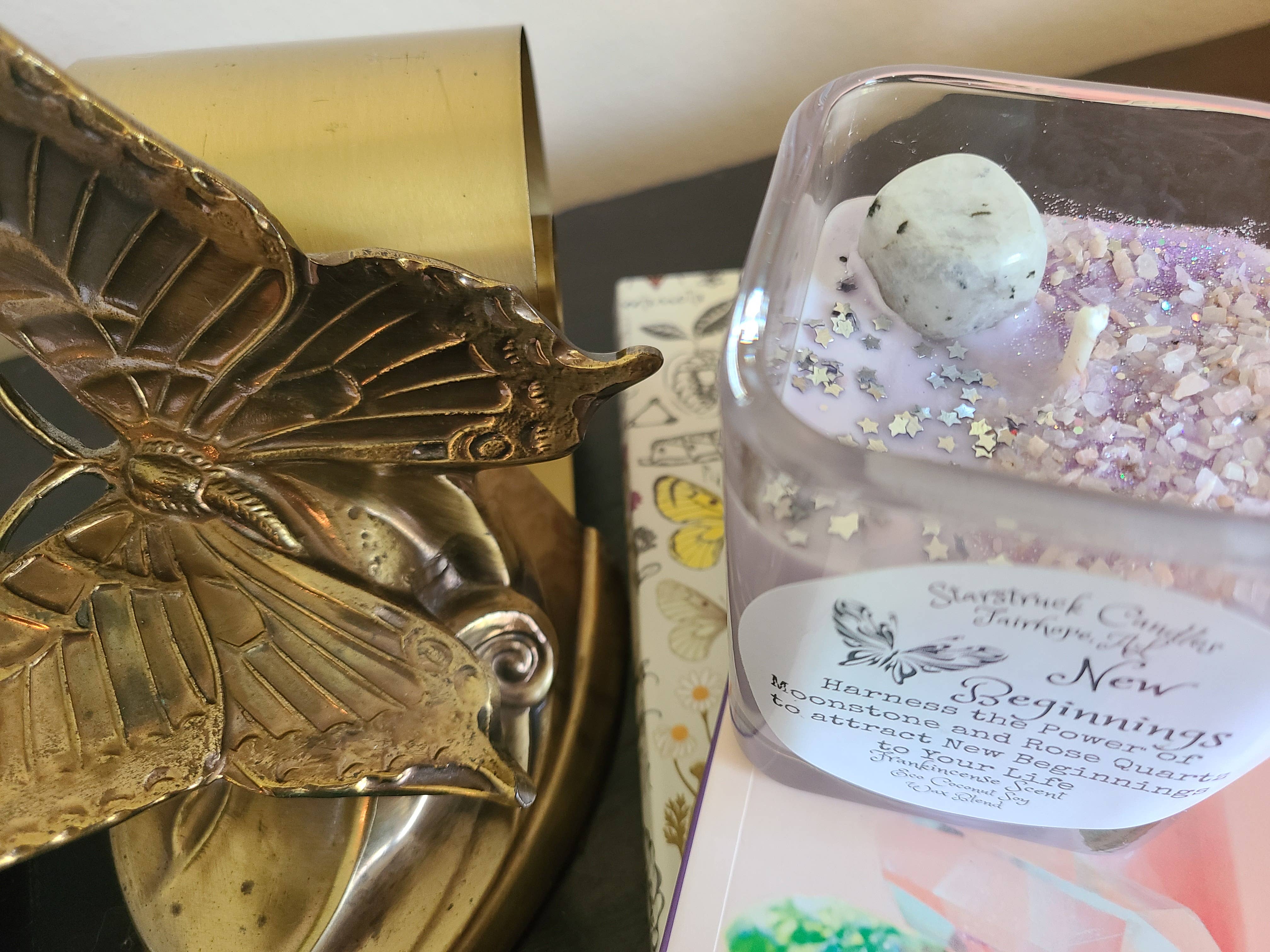 Starstruck Candles - Wholesale Jar/Filled Candle - New Beginnings Intention Candle1