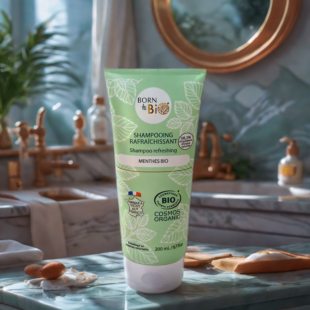 Les Laboratoires Bio Seasons - Wholesale Hair Shampoo - Organic green mint refreshing shampoo2