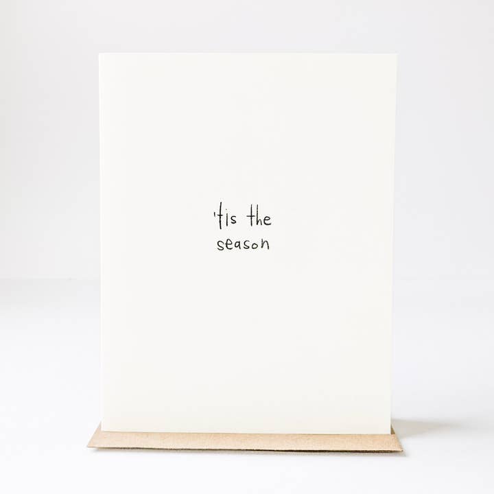 Social Anxiety Card for wholesale by under the stairs paper co.