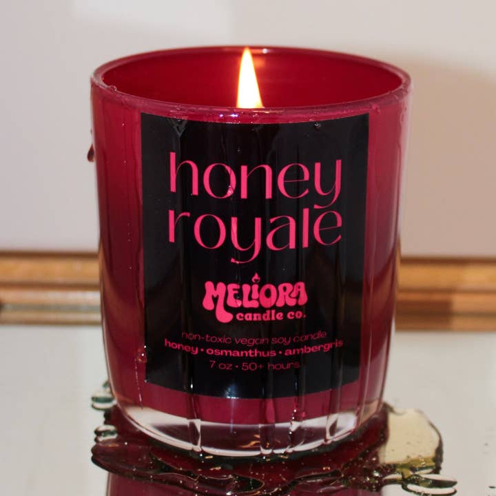 HONEY ROYALE 7oz for wholesale by Meliora Candle Company
