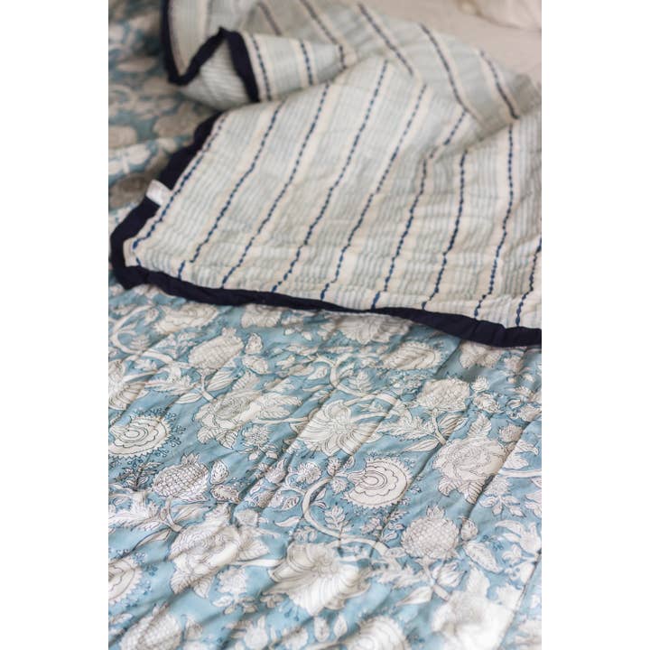 TerraWeave – wholesale Quilt – Regal Country Charm Kantha Quilt Cotton Comforter All Season