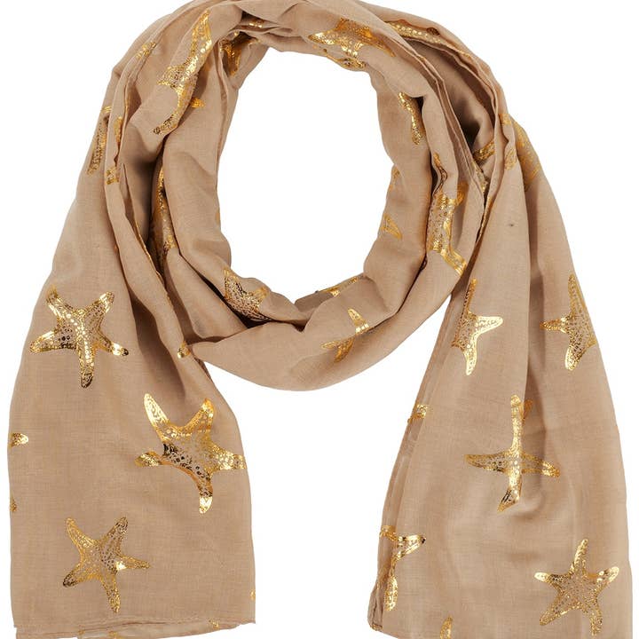 X-K2.2 SCARF1110-003-2 Sommarsjal Sjöstjärna 180x för wholesale av Menga Trading