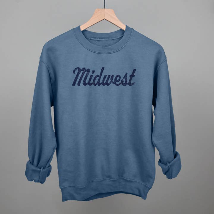 Ivy + Cloth - Wholesale Graphic Sweatshirt - Women's - Midwest Script11