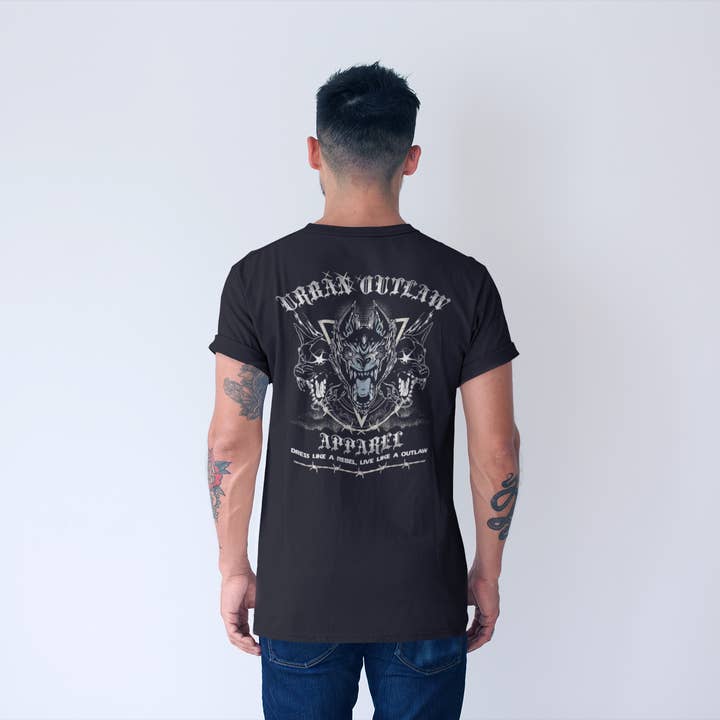 Dogs of War Outlaw T-shirt voor wholesale door Urban Outlaw Apparel