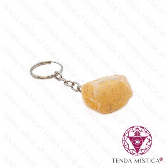 Porte-clés Bruto Calcite Yellow pour la vente par Tenda Mística