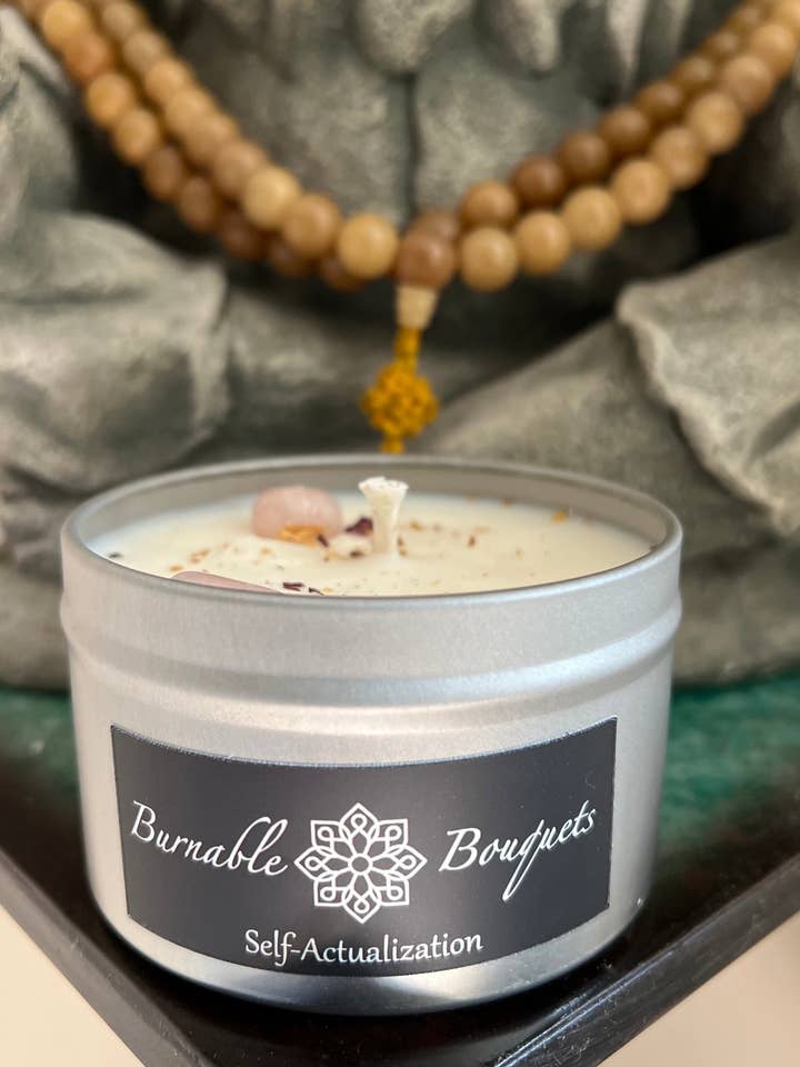 Self Actualization Intention Candle for wholesale by Burnable Bouquets
