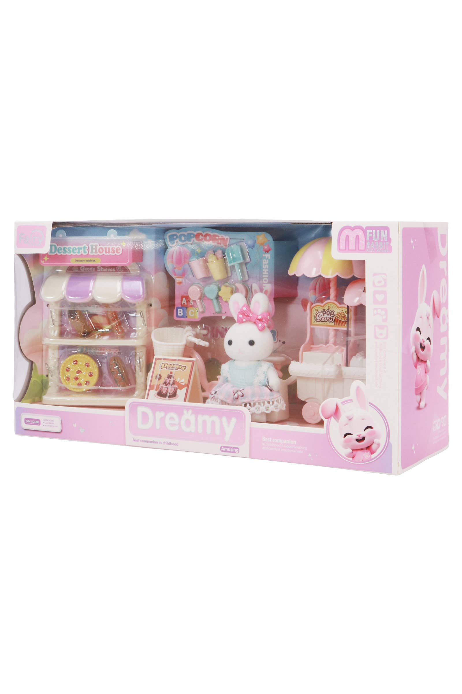 AS SHOWN Mini Bunny Rabbit Girl Dessert Car Pretend Play for wholesale on Faire2