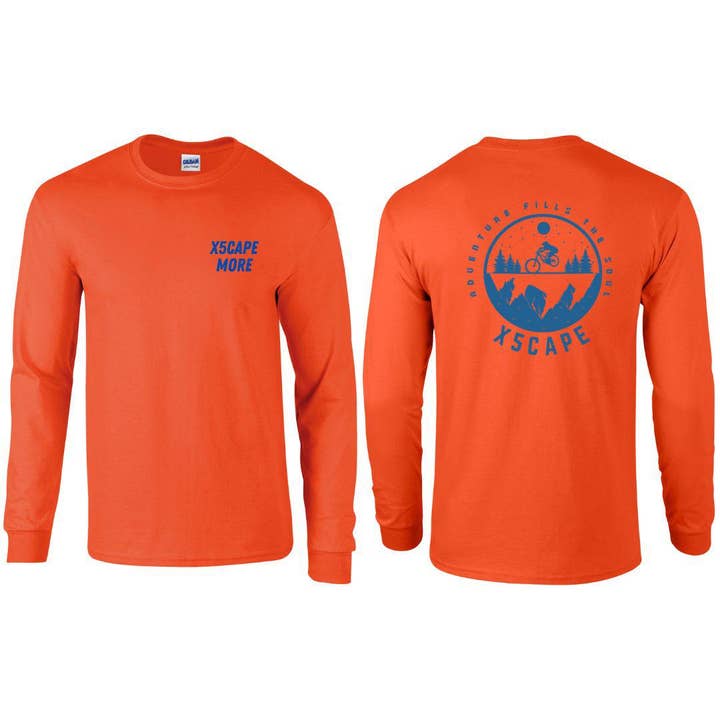X5CAPE More Adventure Soul Long sleeve T-shirt for wholesale by X5CAPE