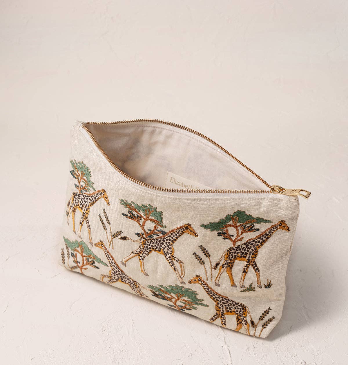 Elizabeth Scarlett Ltd - Wholesale Pouch – Women’s - Giraffe Herd Everyday Pouch2