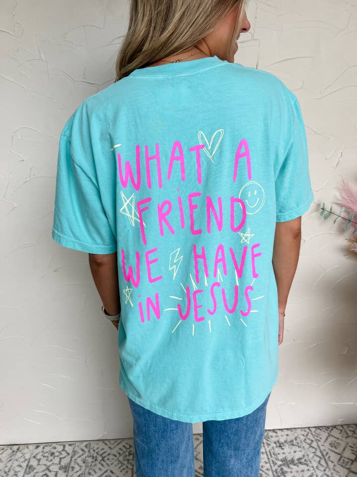Pierce + Pine - Wholesale Screen Printed T-Shirt - Women's - Friend in Jesus3
