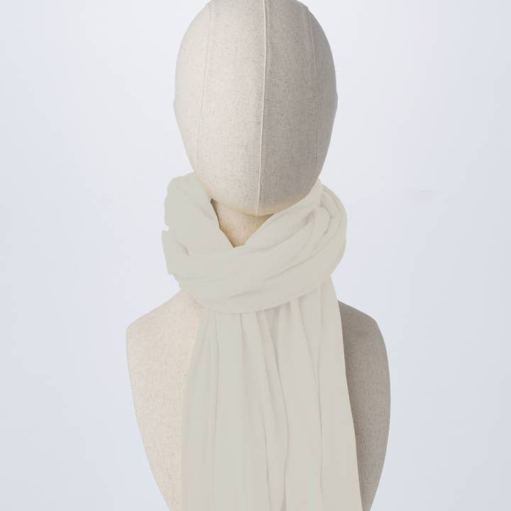 Bufanda Rosa White Sand Single Jersey para venta al por mayor de d'Els - Elsa Altaras Nasi und Nasi GbR