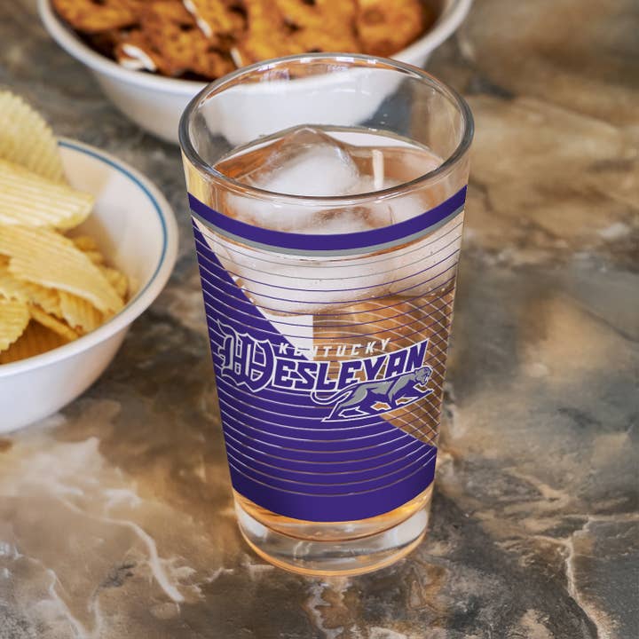 Rico Industries - Wholesale Beer Glass/Mug - NCAA Kentucky Wesleyan Panthers 16 oz Pint Glass2
