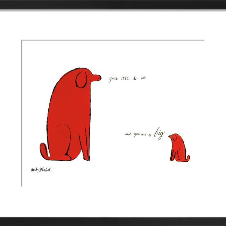 You are So Little & You Are So Big Art Print by Andy Warhol for wholesale by The Art Guys