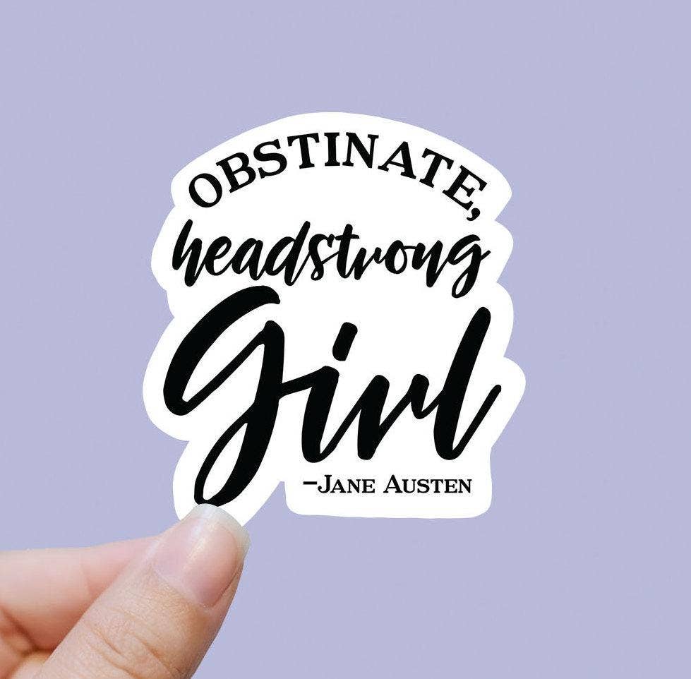 Sweet Humors - Wholesale Sticker - Obstinate Head Strong Girl Viny Sticker