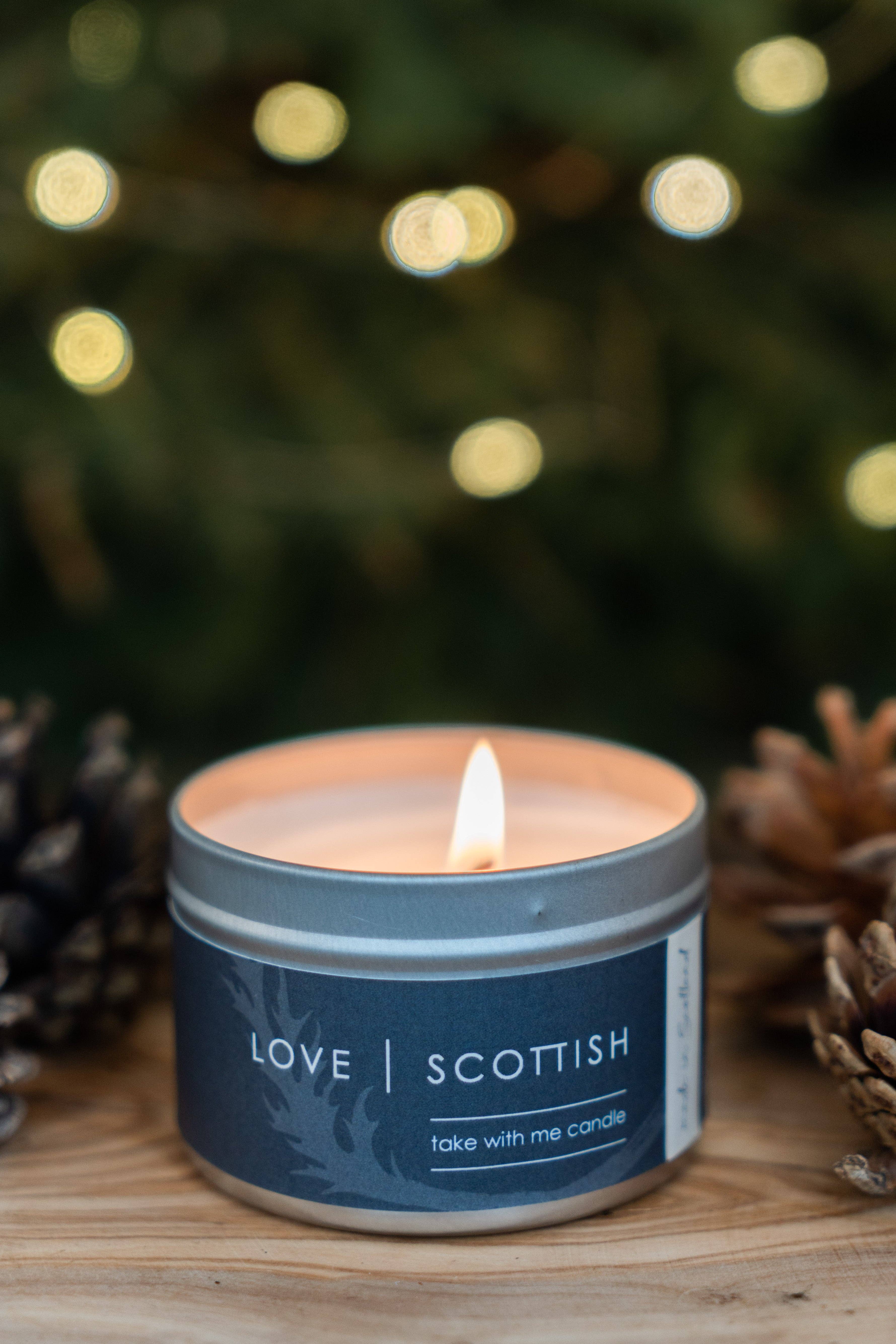 Love Scottish - Wholesale Travel Candles - Winter Cranberry Soy Wax Scented Candle Tin1