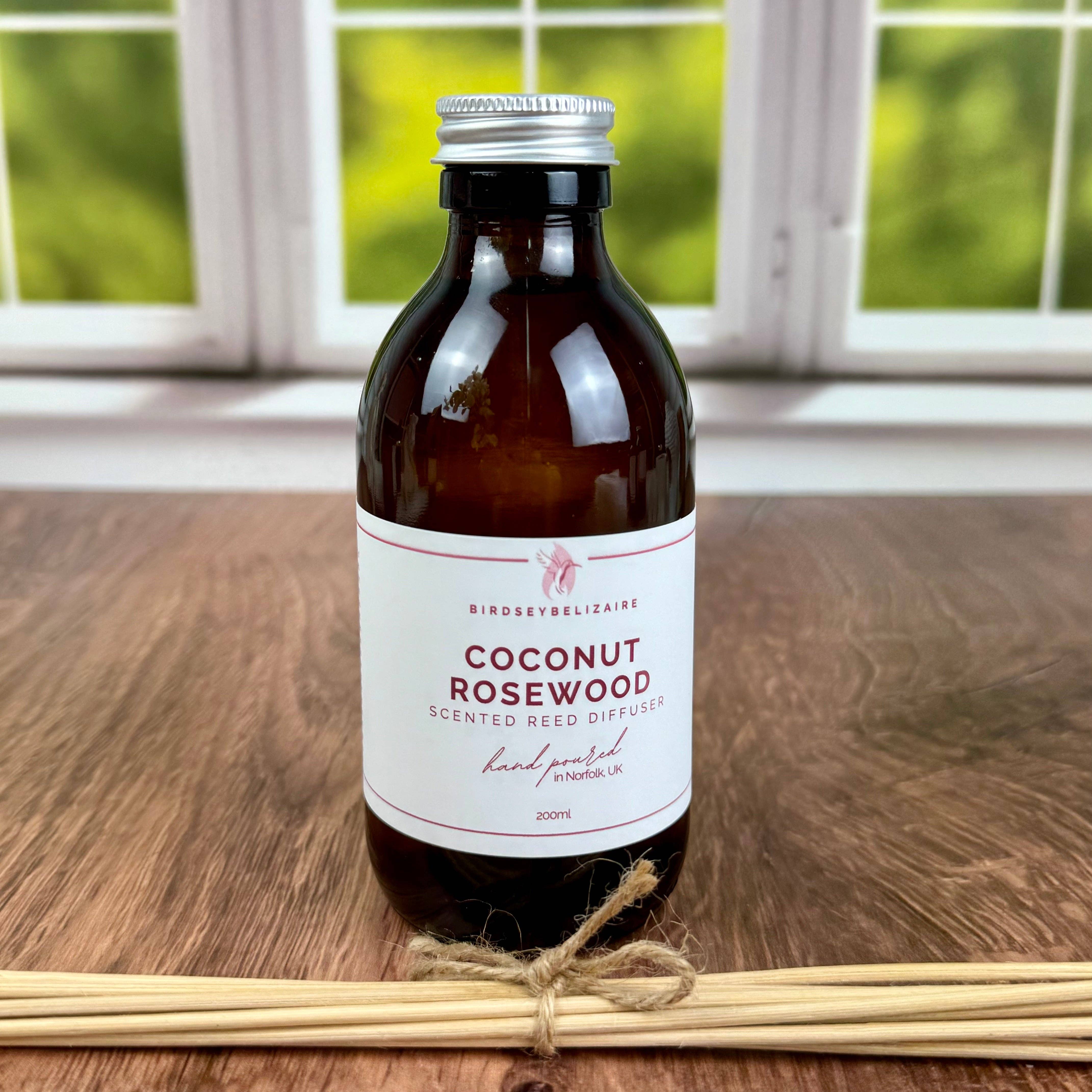 BirdseyBelizaire - Wholesale Reed Diffuser - Coconut Rosewood - Signature Reed Diffuser1