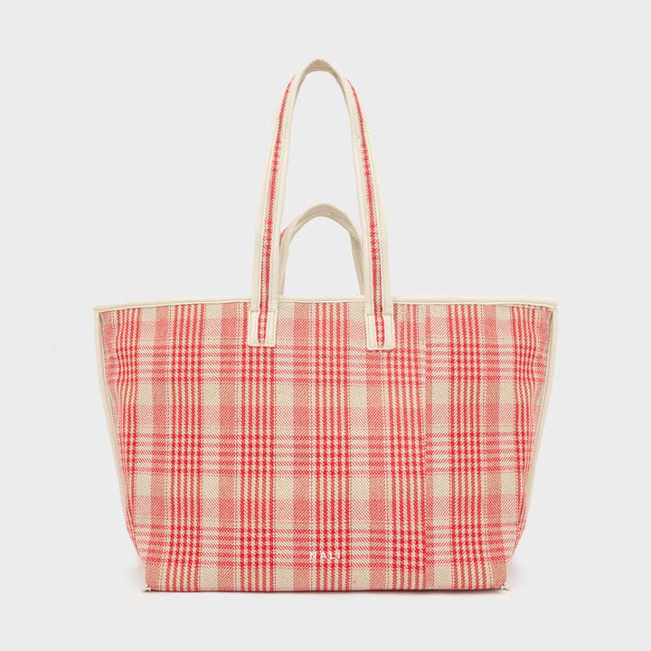 KASIA CHECK SHOULDER BAG DOUBLE - N66 for wholesale by NALI'