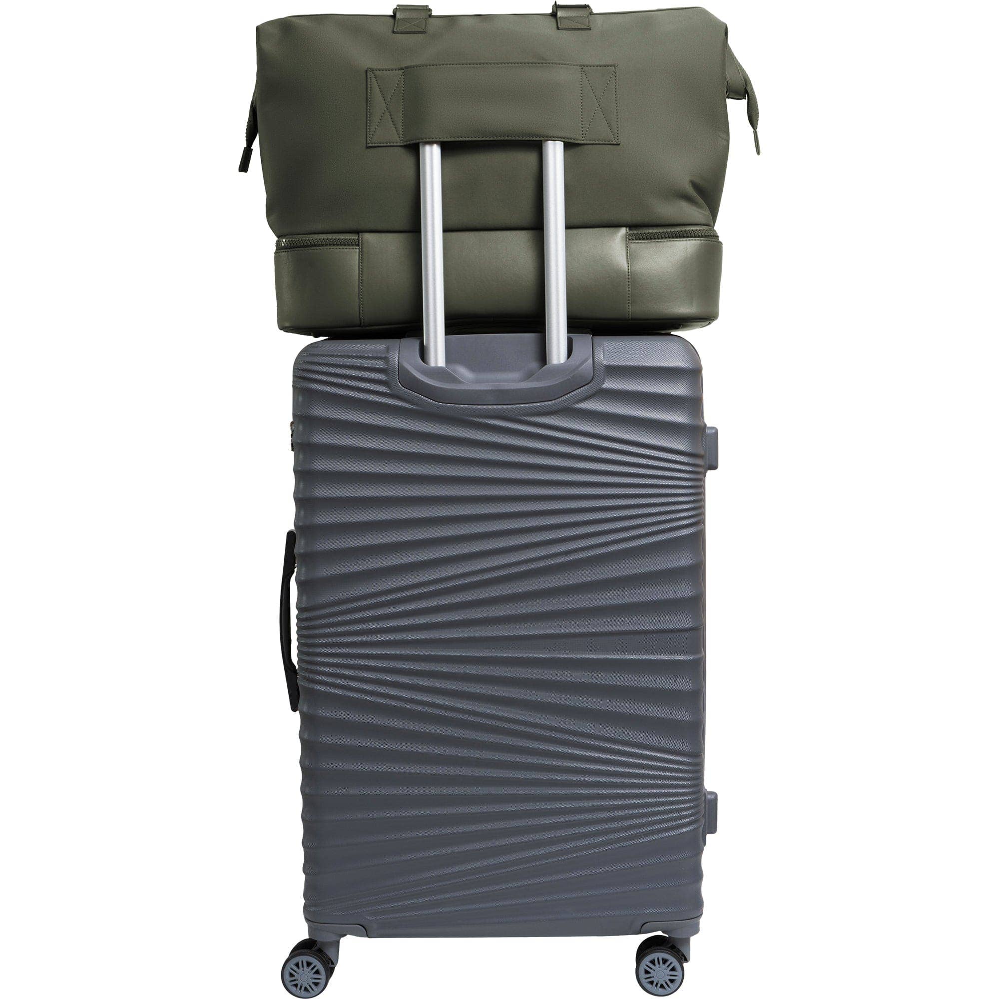 Magid - Wholesale Weekender Bag - Women's - Max Studio Sport Nylon & Faux Leather Drop Bottom Duffel Bag118