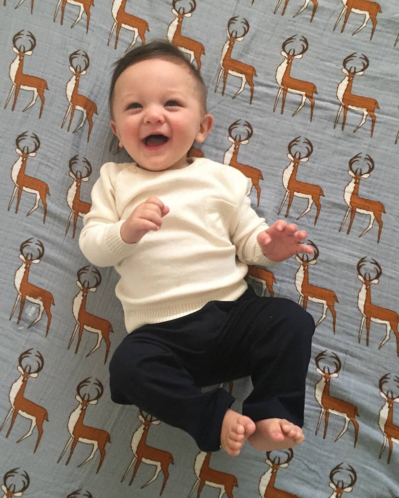 Viverano Organics - Vendita all'ingrosso Maglione tricot - Neonati - Pullover da neonato in maglia raglan Milan (cotone biologico)3